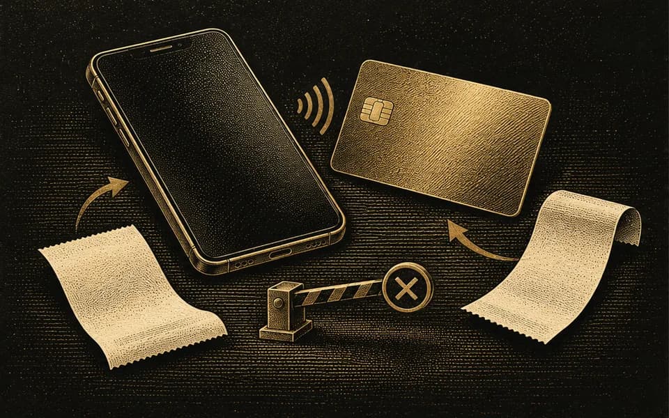 Crypto cards, mobile wallets, refunds, and declined payments