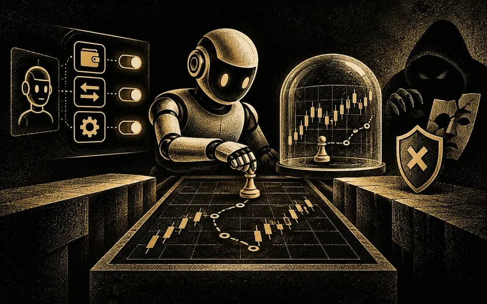 Bots de Trading Crypto y Agentes IA: Permisos, Pruebas y Senales de Fraude