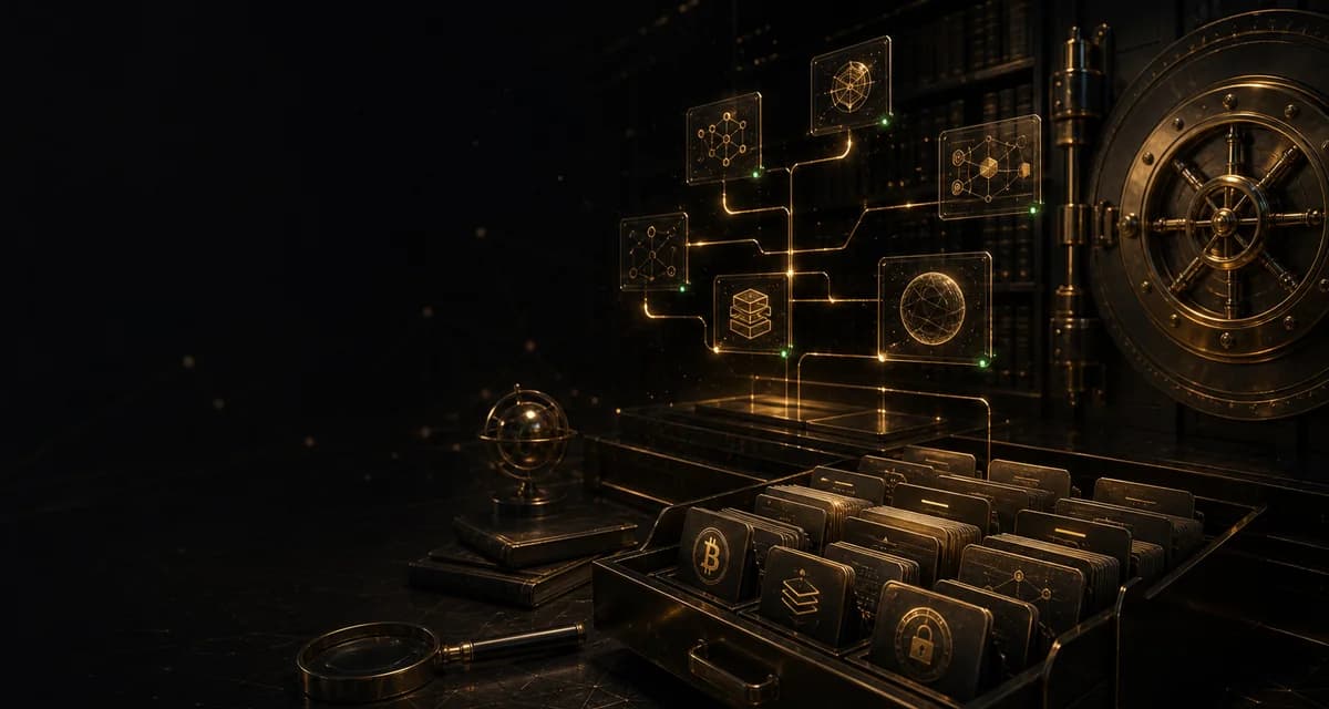 Biblioteca visual de conceptos crypto