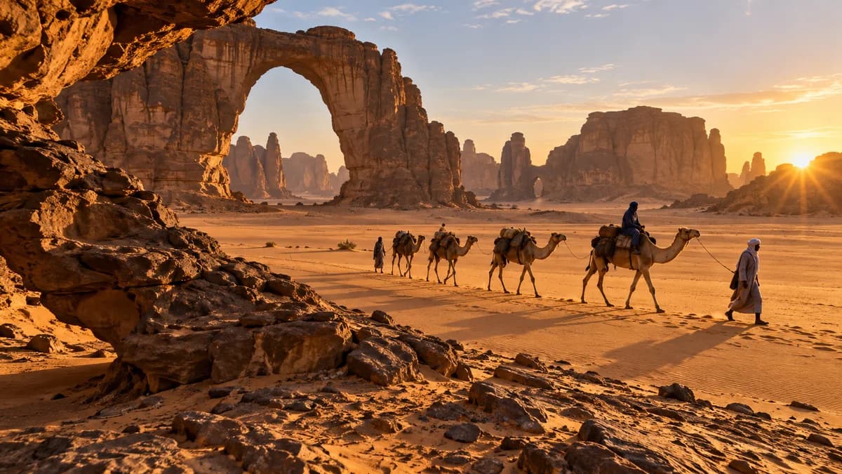 Paisaje de Chad