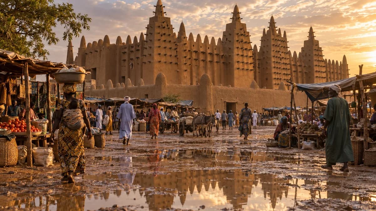 Paisaje de Mali