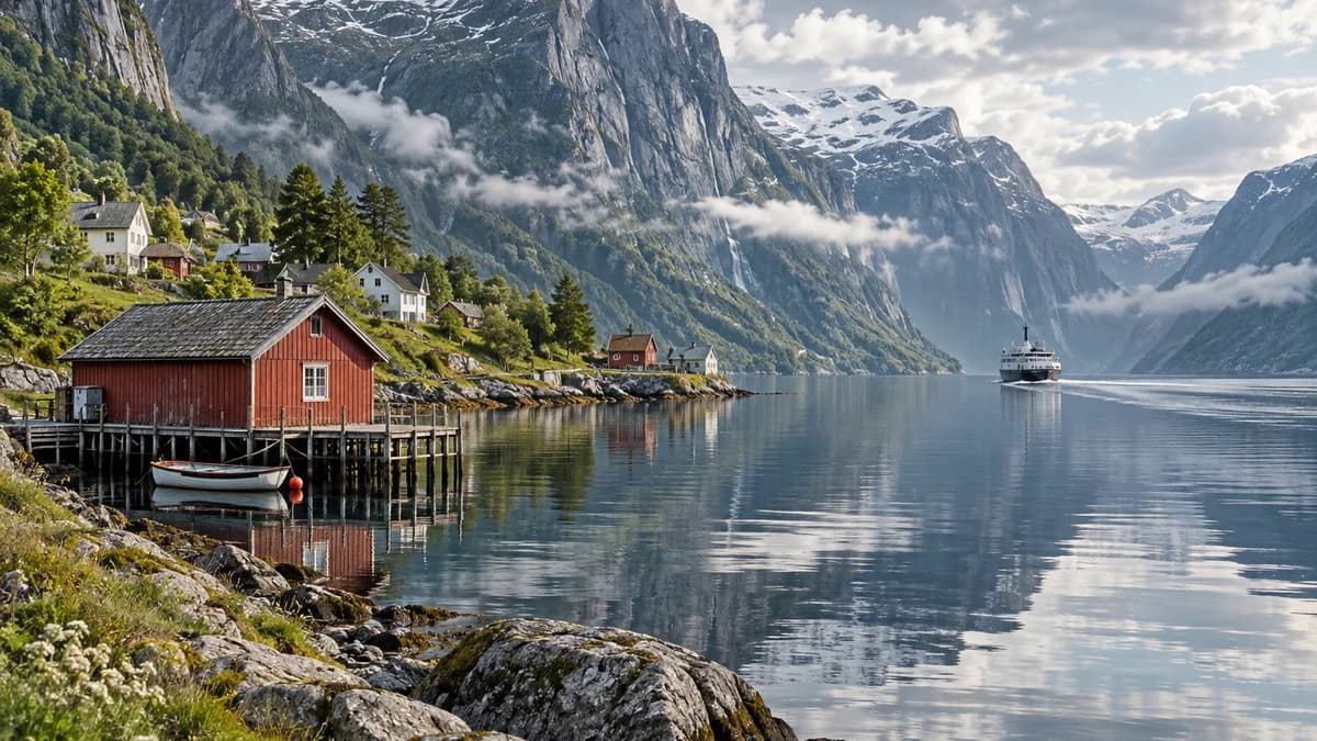 Paisaje de Noruega