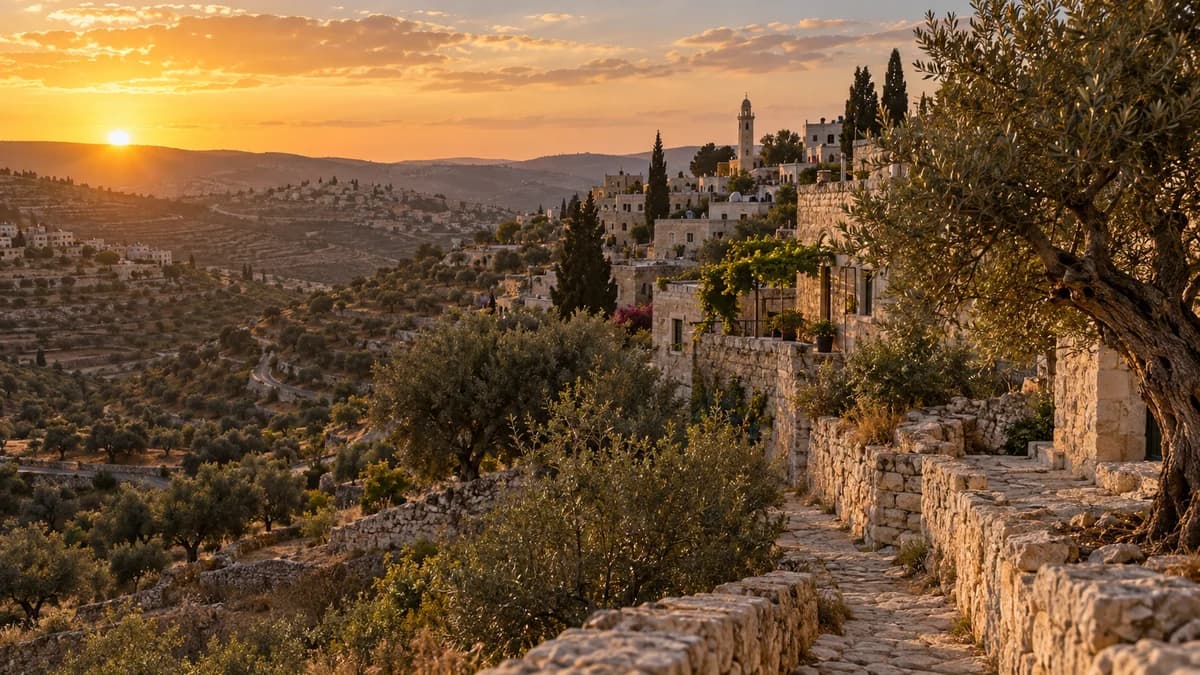 Paisaje de Palestina