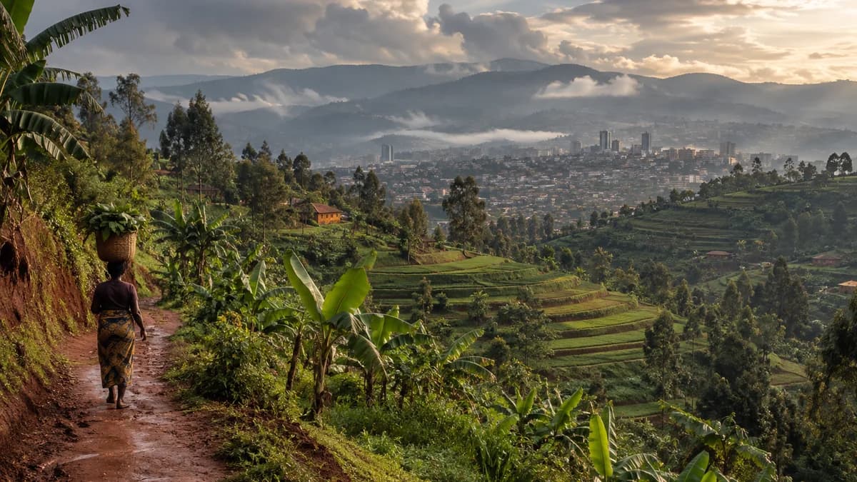 Paisaje de Ruanda